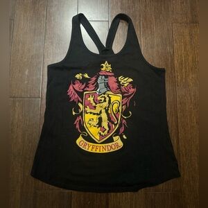 Harry Potter Black and Gold Gryffindor Tank Top
